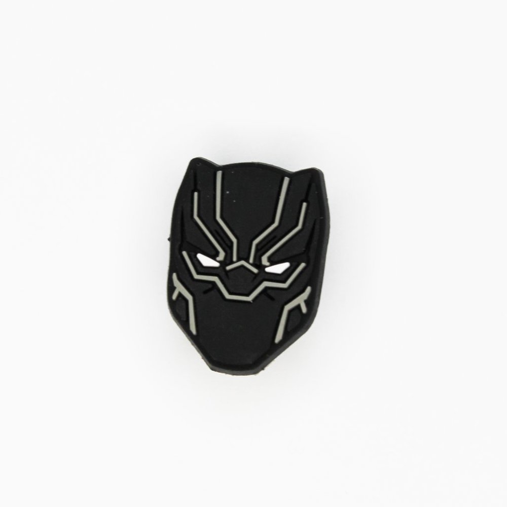 Black Panther croc charm